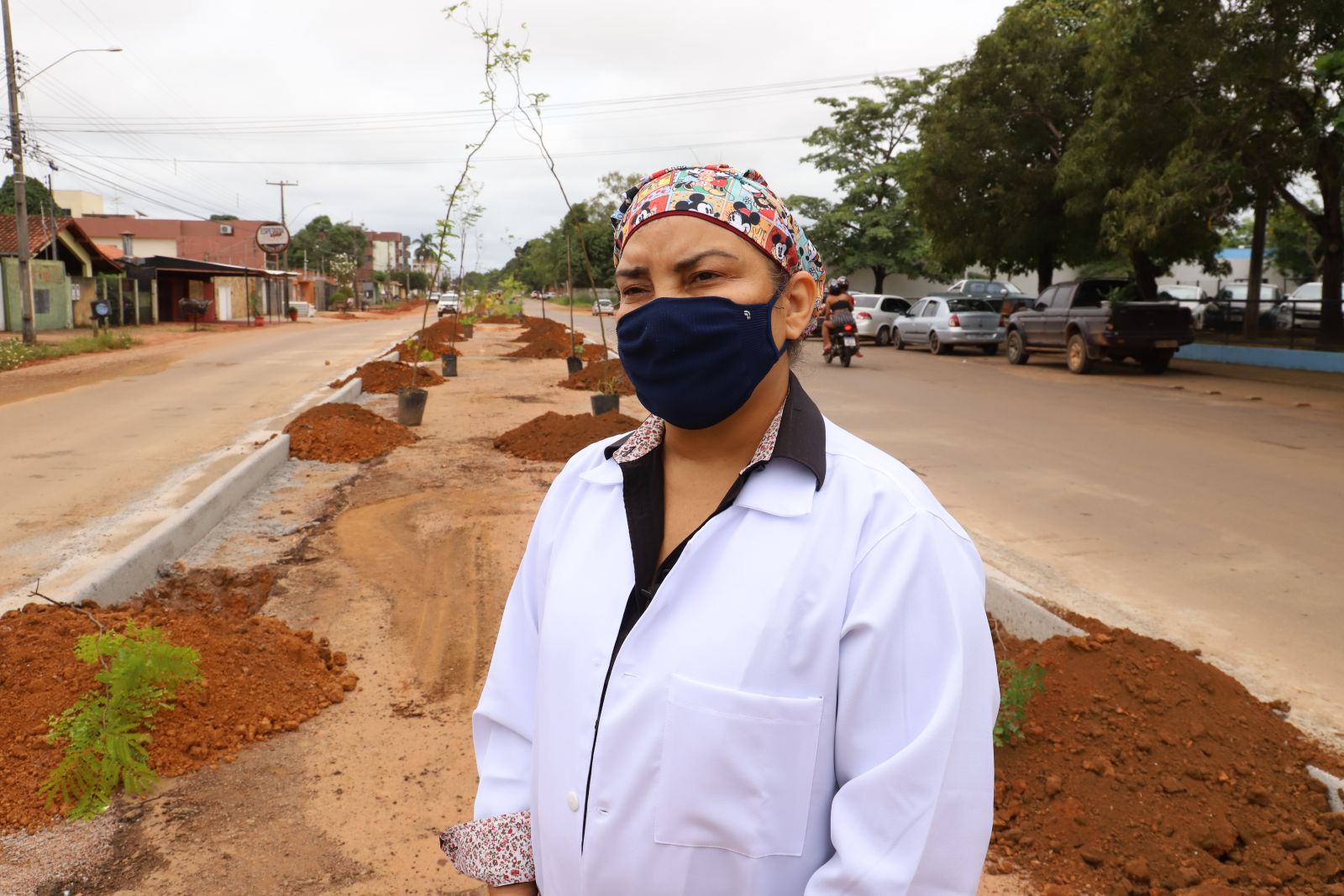 Duda Souza é moradora da rua Venezuela 